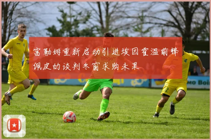 富勒姆重新启动引进埃因霍温前锋佩皮的谈判冬窗求购未果